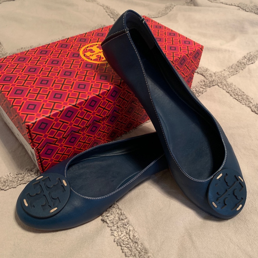Tory Burch Reva Deconstructed flat